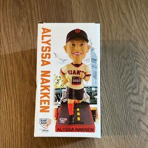 NWT Alyssa Nakken Limited Edition Bobblehead